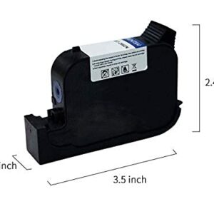 BT-2580P OLYBSJET Original Solvent Fast Dry Ink Cartridge Replacement for Handheld Inkjet Printer BT-HH6105B2 and BT-HH6105B3