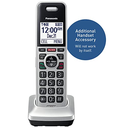 Panasonic Cordless Phone Handset Accessory Compatible with KX-TGF97x Series Cordless Phone Systems - KX-TGFA97S