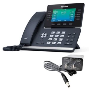 yealink t54w ip phone – power adapters included