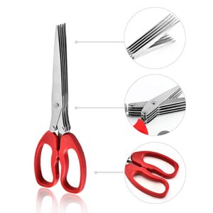 MagiDeal Shredder Scissors (Red)