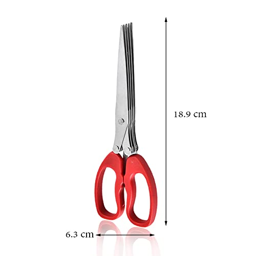 MagiDeal Shredder Scissors (Red)