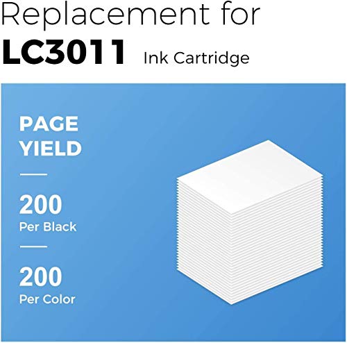 myCartridge Compatible Ink Cartridges Replacement for Brother LC3011 LC-3011 ink cartridge Work with Brother MFC-J491DW MFC-J690DW MFC-J895DW MFC-J497DW Printer 8-Pack (2 Black 2Cyan 2Magenta 2Yellow)