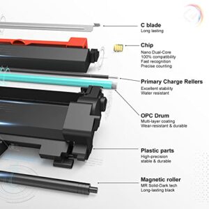 TESEN TN760 DR730 Compatible Toner+Drum Cartridge Replacement for TN760 DR730 for HL-L2325DW HL-L2350DW HL-L2370DW HL-L2390DW HL-L2395DW MFC-L2690DW MFC-L2717DW MFC-L2750DW MFC-L2730DW DCP-L2551DW