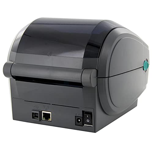 Zebra GK420D Direct Thermal Only Desktop Printer with USB and Ethernet Connectivity, 203 dpi, 8 IPS, 4.09" Max Print Width, Monochrome Barcode Label - GK42-202210-000, JTTANDS