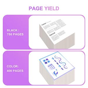 ColoWorld Remanufactured 901 Ink Cartridge Replacement for HP 901 XL Combo Pack Work with OfficeJet J4550 J4680 4500 J4580 J4540 J4500 J4680c G510a G510b G510g G510h G510n Printer (1 Black 1 Color)