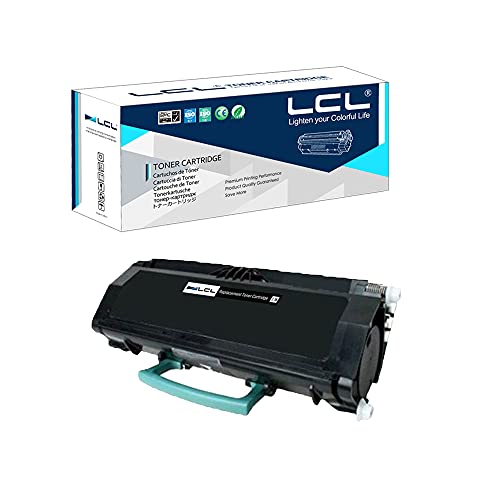 LCL Compatible Toner Cartridge Replacement for Lexmark E260A21A E260 E260d E260dn E260dtn E260dt E360 E360dn E360dtn E360d E460 E460dn E460dw E462dtn E462 E460d E460dtn (1-Pack Black)