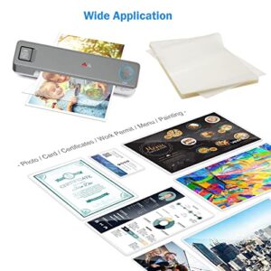 MPRT Laminating Sheets, 3 Mil Clear Thermal Laminating Pouches 8.9 x 11.4 Inches Laminate Sheets Paper for Laminator, 500-Pack