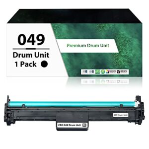 049 drum unit -1pk compatible replacement for canon 049 drum unit for imageclass lbp113w mf113w mf110/lbp110 series, i-sensys lbp113w mf113w mf110/lbp110 series printer (black, 1pack)