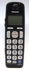 panasonic kx-tgea20 b dect 6.0 black cordless phone handset only