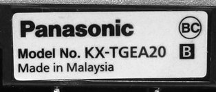 Panasonic KX-TGEA20 B DECT 6.0 Black Cordless Phone Handset Only