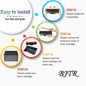 BJTR 48A Toner Cartridges Replacement for HP 48A CF248A Works for Laserjet Pro MFP M15w M29w M28w M29 M30w M31w M15 M15a M28a M29a M16a M16w M16 Printer（2 Black ）