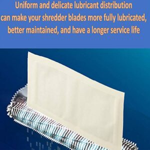 Paper Shredder Lubricant Sheets, Paper Shredder Sharpening & Lubricating Sheets-10pack