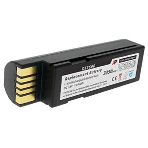 artisan power replacement battery for zebra 3600 series scanners (ds3678, li3678, ls3678). 3350 mah