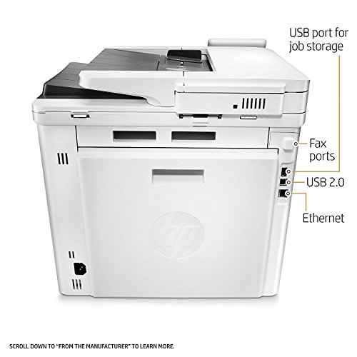 HP LaserJet Pro M477fnw Multifunction Wireless Color Laser Printer with Built-in Ethernet (CF377A)