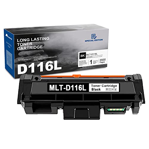 MLT-D116L 116L Black Toner Cartridge - (SU832A) Replacement for Samsung D116L MLT-D116L Toner Xpress M2825DW M2825WN M2835DW M2675FN M2676N M2676FH M2875FD M2875FW M2885FW Printer, 1 Pack