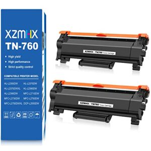 xzmhx tn760 tn730 tn-760 tn-730 replacement toner cartridge compatible for brother dcp-l2550dw hl-l2390dw hl-l2370dwxl hl-l2370dw mfc-l2710dw mfc-l2750dwxl mfc-l2750dw mfc-l2710dw(2p with chip)