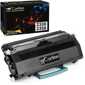 cartlee 1 black remanufactured high yield laser toner cartridge premium replacement for dell 2330, 2330d, 2330dn, 2350, 2350d, 2350dn 330-2650 printers pk941 ink fits with pk496 pk937 dn