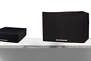 DigitalDeckCovers Printer Dust Cover for HP Color Laserjet Pro MFP M177fw / M277dw / M278dw / M281fdw / M283fdw / M283cdw Printers [Antistatic, Water Resistant, Heavy Duty Fabric, Black]