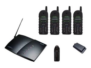 engenius technologies durafon-pro-pia 900 mhz radio frequency, 90-handset 4-line landline telephone