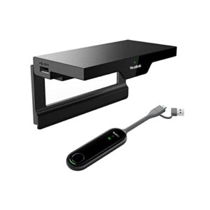 yealink roomcast wireless hdmi transmitter and receiver 4k, up to 4 screens casting wireless presentation system, equipped with wpp30 plug & play, collaboration with yealink a20 a30, no app needed