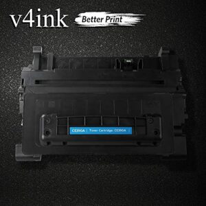 v4ink Compatible CE390A Toner Cartridge Replacement for HP 90A CE390A CC364A Work with Laserjet Enterprise 600 M601 M602 M603 Series, M4555 Series, P4014 P4015 P4515 Series, 1-Pack