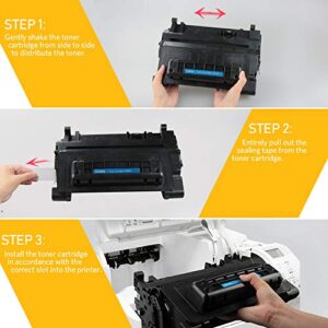 v4ink Compatible CE390A Toner Cartridge Replacement for HP 90A CE390A CC364A Work with Laserjet Enterprise 600 M601 M602 M603 Series, M4555 Series, P4014 P4015 P4515 Series, 1-Pack