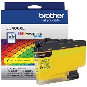 brother lc406xly high yield yellow ink cartridge