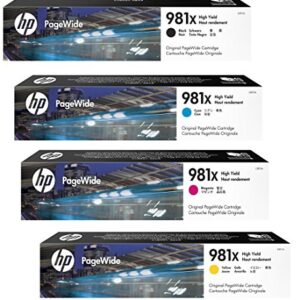 HP 981X Original PageWide Cartridge 4-Color Set