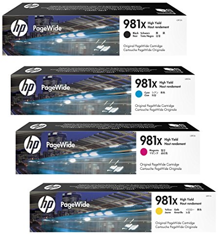 HP 981X Original PageWide Cartridge 4-Color Set