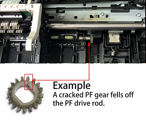 BCH Paper Feed (PF) Gear or HP 90xx Series - Fix OfficeJet Pro 9012 9018 Printhead Carriage Stuck