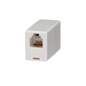 AmerTac - Zenith TS1001CW TS1001CW 6 Conductor Inline Coupler, White Landline Telephone Accessory