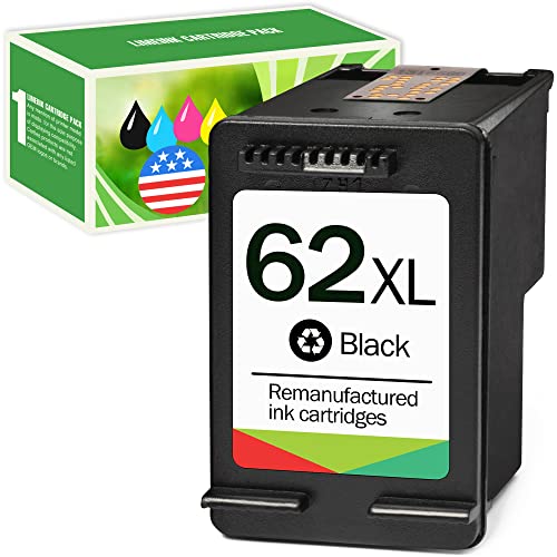 Limeink Remanufactured Ink Cartridge Replacement for HP 62xl Ink Cartridges Black for HP Ink 62 XL for HP Ink Cartridge for HP Envy 7640 Printer for HP Ink 62xl Black