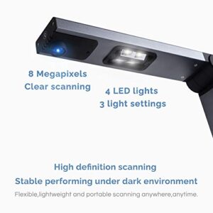 iCODIS Document Camera & Overhead Scanner X3: Portable 8MP High Definition Capture Size A3 Multi-Language OCR USB Doc Cam for Teachers Online Teaching & Students Distance Learning