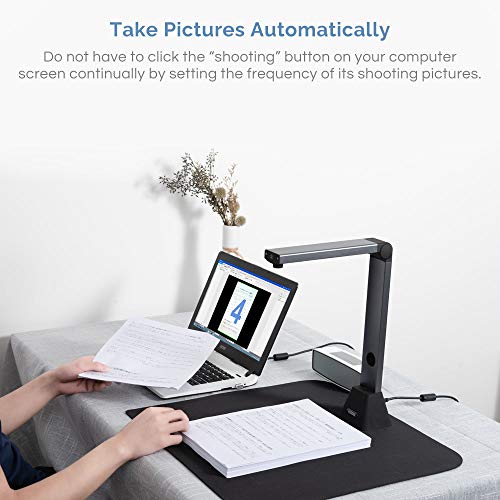 iCODIS Document Camera & Overhead Scanner X3: Portable 8MP High Definition Capture Size A3 Multi-Language OCR USB Doc Cam for Teachers Online Teaching & Students Distance Learning