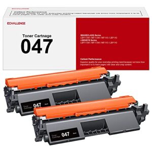 047 crg-047 (2 black) compatible toner cartridge replacement for canon 047 crg-047 crg047 high yield to use with mf113w lbp113w mf110/lbp110 series i-sensys mf113w lbp113w mf110/lbp110 series printer