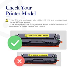 Valuetoner Compatible Toner Cartridge Replacement for HP 201A 201X CF400X CF400A CF401A CF402A CF403A for Color Pro MFP M277dw M252dw M277c6 M277n M277 M252n Printer(Black, Cyan, Magenta, Yellow)