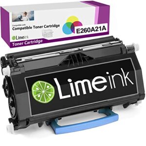 limeink compatible toner cartridge replacement for printer cartridges for lexmark e260d toner e260x22g toner e260a11a for lexmark toner cartridge e260 e360 e460 e462 e462dtn e462 e462dtn high yield