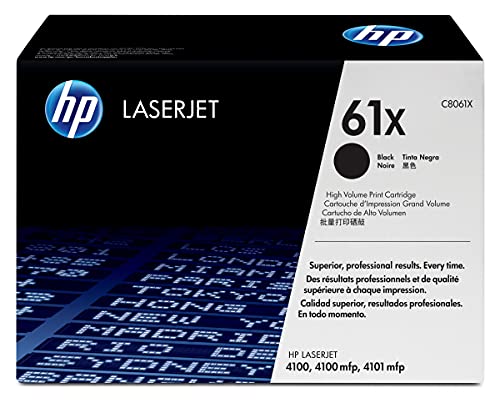 HP 61X | C8061X | Toner Cartridge | Black | High Yield - DISCONTINUED BY MANUFACTURER