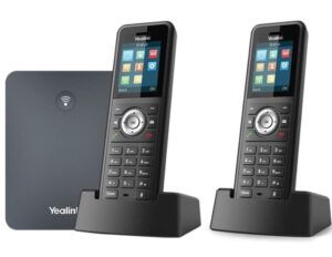 yealink ip phone w79p bundle of w70b base and w59r handset + 1-unit w59r handset (w79p + 1 x w59r)