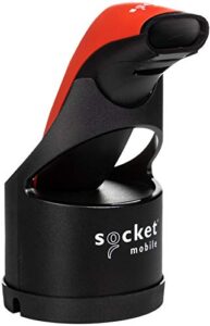 socket scan s700, 1d barcode scanner, red & charging dock (cx3461-1929)