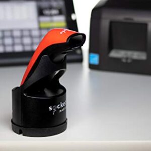 SOCKET Scan S700, 1D Barcode Scanner, Red & Charging Dock (CX3461-1929)