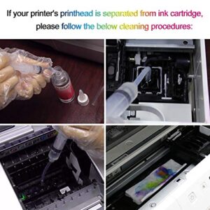 Inkjet Printers Printhead Cleaning Kit for Epson WF-3640 WF-7620 WF-3620 WF-2750 WF-7610 WF-2650 WF-7710 ET-2650 ET-2550 C88 R2000 R2880 XP-420 XP-320 XP-410 XP-420 Liquid Printers
