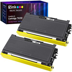 e-z ink (tm) compatible toner cartridge replacement for brother tn350 tn-350 tn 350 to use with intellifax 2820 intellifax 2920 hl-2070n hl-2040 dcp-7020 mfc-7820n (black, 2 pack)