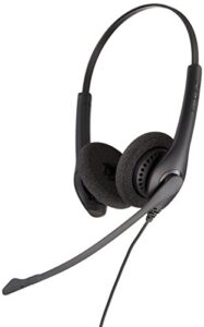 jabra biz 1500 duo – professional uc call center wired headset