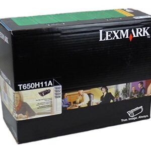 Original Lexmark T650H11A 25000 Yield Black Toner Cartridge - Retail