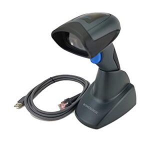 Datalogic QuickScan QD2430 Handheld 2D Barcode Scanner, Includes Base Stand (Autosense) and USB Cable (Renewed)