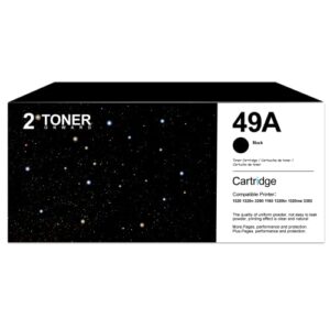 49a black toner cartridge q5949a 2-pack – owrd compatible 49a toner cartridge replacement for hp 49a black ink for 1320 1320n 3390 1160 1320tn 1320nw 3392 printer
