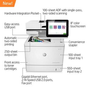 HP Color LaserJet Enterprise Multifunction M578f Duplex Printer with Stapler (7ZU86A)