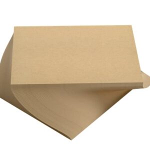 Chipboard Sheets 8.5" x 11" - 100 Sheets of 22 Point Chip Board for Crafts - This Kraft Board is a Great Alternative to MDF Board and Cardboard Sheets