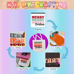 TransWonder 3D Puff Vinyl Heat Transfer - Puff Vinyl Sheets Assorted Colors Puff Heat Transfer Vinyl HTV for Heat Press T Shirt Compatible with Cricut Air or Maker Gifts for Easter